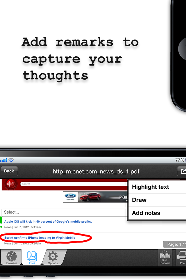 iPhone Screenshot 1